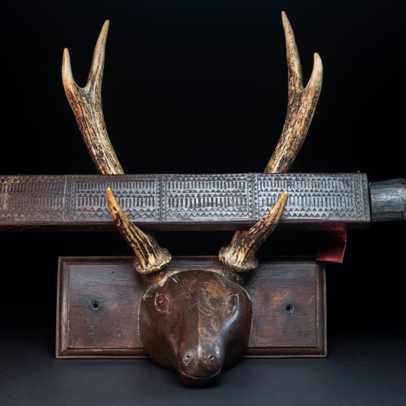 This sword is known as Pararowai, originates from the Yami tribe of Orchid Island Intricately carved with traditional Yami tribal motifs.